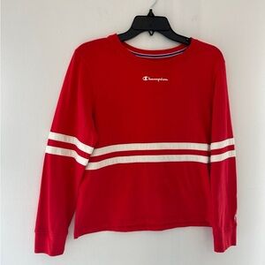 Red Champion long sleeved shirt